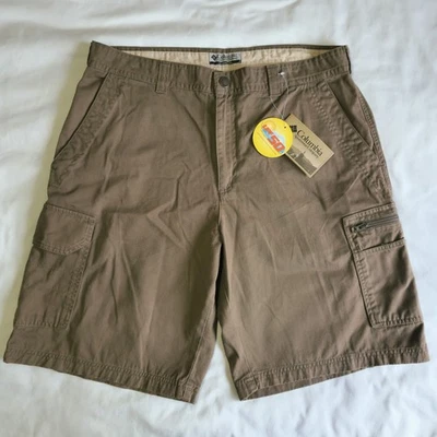 Columbia Men's Size 36, 10" Inseam Brown Hiking Outdoors Cargo Shorts UPF 50 NWT - Image 1 of 4