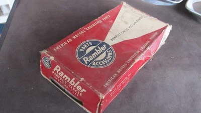 Juego de anillos de pistón 3200087 accesorios AMC Rambler 1955 1956 años 50 NOS Foto 1 de 4