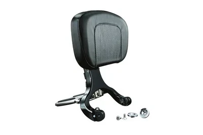 Kit de encosto para motorista e passageiro Kuryakyn preto Harley Sportster 883 super baixo 11-20 - Imagem 1 de 4