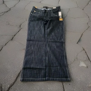 Vintage Y2k Southpole Baggy Jeans Mens 38 Deadstock Skater Grunge Dark Denim  - Picture 1 of 11