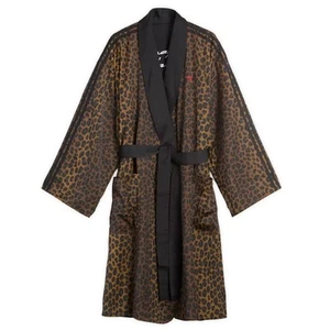 Adidas Graphic Boxing Robe Black & Leopard Aop XL NWT 100% Authentic - Picture 1 of 9