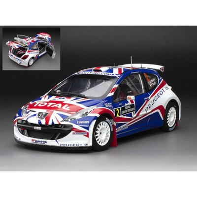 PEUGEOT 207 S2000 N.2 RALLY OF SCOTLAND 2009 K.MEEKE-P.NAGLE 1:18 Sunstar Auto R - Immagine 1 di 2