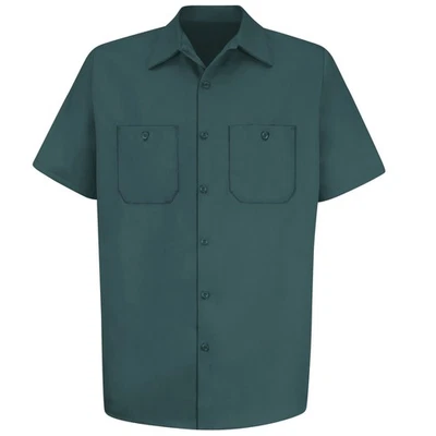 Red Kap Men's Short Sleeve Wrinkle-Resistant Cotton Work Shirt - Image 1 of 4