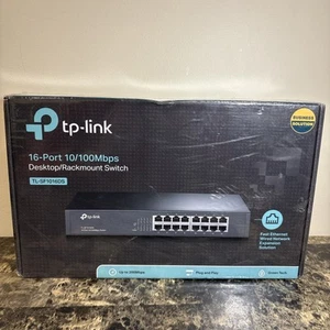 TP-LINK 16 PORT RACK MOUNT ETHERNET NETZWERK SWITCH 10/100MBPS TL-SF1016DS - Bild 1 von 6