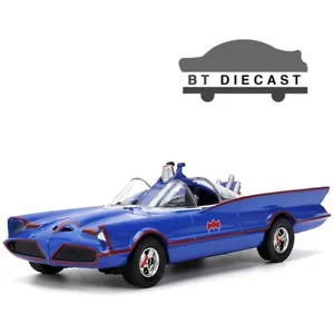 JADA BATMAN CLASSIC TV SERIES 1966 BATMOBILE 1/32 DIECAST MODEL CAR BLUE 36097 - Picture 1 of 6
