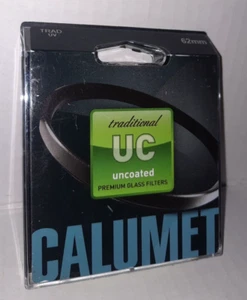 Calumet 62mm Traditional Uncoated UV Glass Filter #SF62001 - New - Picture 1 of 2