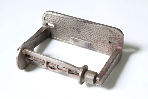 antique toilet paper holder | vtg deco old victorian iron toilet tissue holder Cover