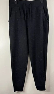 Fleece Factory Sweatpants Size: Large Color: Black w/ White Spots - Picture 1 of 7