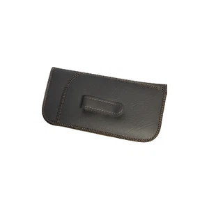 Vintage Style Brown Pocket Clip Eyeglass case. Pocket protector ! - Picture 1 of 3