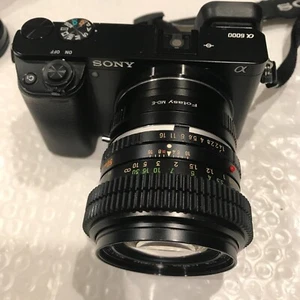 Sony NEX Cine-mode MC Rokkor-X PG 50mm f1.4 excellent looking working Video-lens - Picture 1 of 21