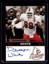 2003 Press Pass Autographs Bronze DeWayne White Auto #NNO