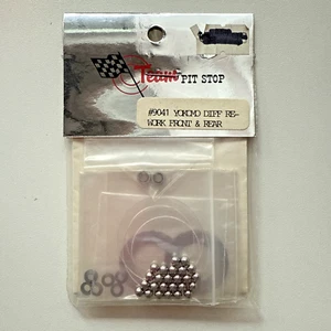 VINTAGE TEAM PIT STOP #9041 YOKOMO DIFF RE-WORK KIT FRONT & REAR NEW OLD STOCK - Picture 1 of 2
