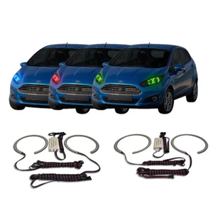 RGB Multi Color CHS Headlight Halo kit for Ford Fiesta 11-13 - Picture 1 of 5