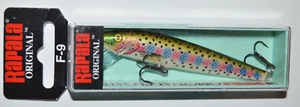 rapala f-9 f09 rt rainbow trout floating minnow 3 1/2" 3/16oz - Picture 1 of 3