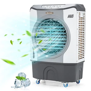 Costway 3450 CFM Industrial Evaporative Cooler 4-in-1 Air Cooling Fan 45L Tank - Picture 1 of 12