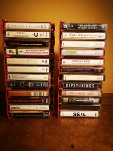 1980s/1990s Cassette tape Collection. 24 pre recorded - Much loved albums - Picture 1 of 7