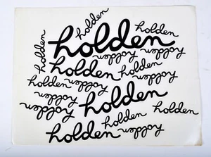 GRAN HOLDEN ROPA EXTERIOR PEGATINA 1' X 9.5" $8 Chaqueta Negra Pantalones Gorro RARO - Imagen 1 de 3