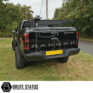 LED Tail Lights for Ford Ranger 2012-2021 Smoked Rear Tail Lamp T8 (UK SPEC) - Picture 1 of 8