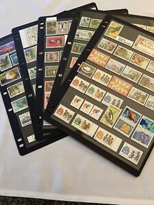 x5 Sheets of Papua New Guinea Stamps (Uncirculated, Full Gum, Unhinged, Rare)