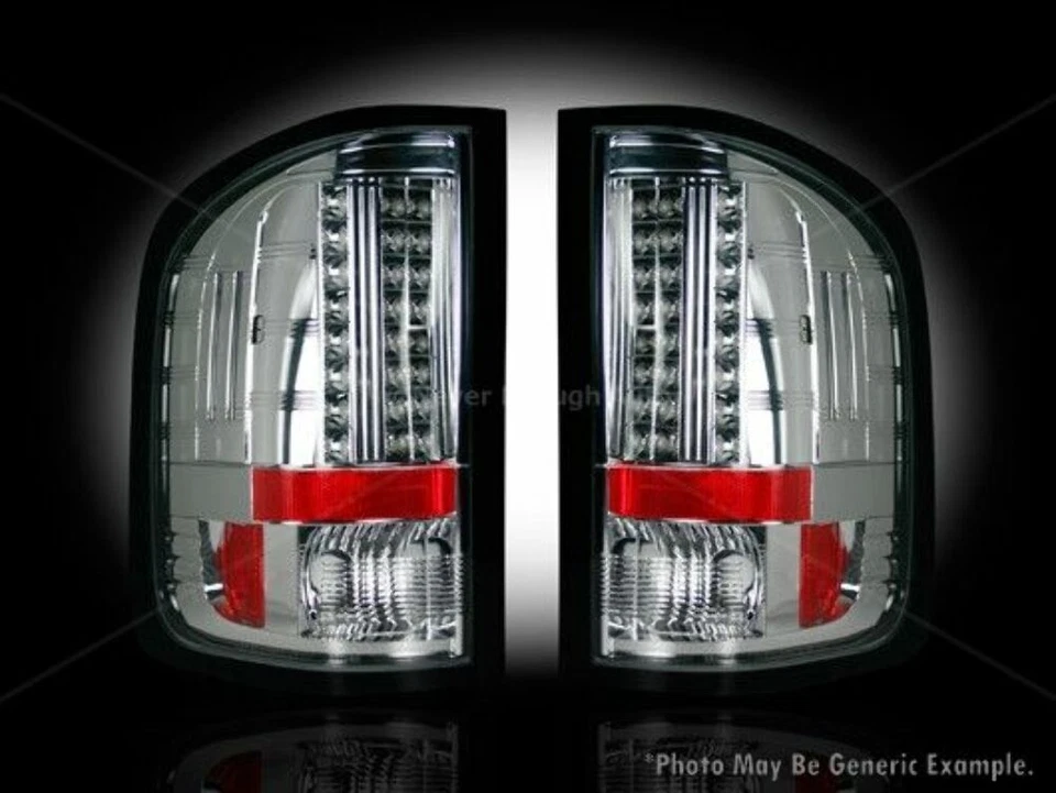Luces traseras LED transparentes Recon 264175CL Chevy Silverado y GMC Sierra Foto 1 de 4
