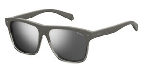 Polaroid Core PLD6041/S Men's Polarized Sunglasses Two-Tone Grey NEW