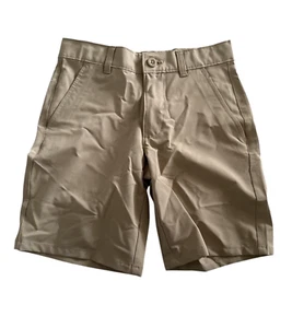 IZOD Performance Shorts Youth Size 8 Stretch Khaki Beige Adjustable Waist NEW - Picture 1 of 4