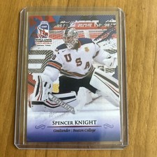2020 BY cards IIHF U20 World Championship USA Spencer Knight Pre Young Guns RC