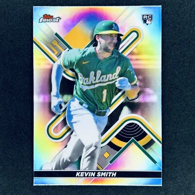 KEVIN SMITH RC 2022 Topps Finest Refractor #45 Rookie OAKLAND A’s - Image 1 of 2