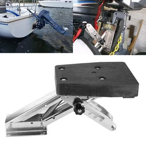 Outboard Motor Bracket Stainless Heavy Duty Auxiliary For 2Stroke 25HP 110 - Picture 1 of 12
