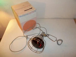 Vtg Westinghouse HEAT LAMP KIT In Box Sunlamp Infrared Heat-Ray Bulb & Fixture - Picture 1 of 10
