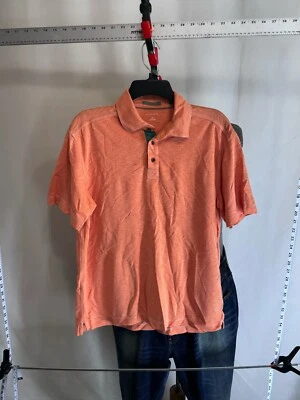 CAMISA POLO Saks Fifth Avenue verde melocotón pequeña S  Foto 1 de 4