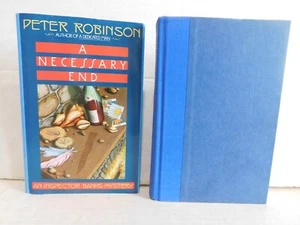 Inspector Banks, Peter Robinson, A NECESSARY END 1st  Amer ed.  HC/DJ near fine - Picture 1 of 8