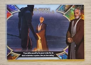 2022 Star Wars Masterwork - Obi-Wan Kenobi Quote 279/299 - OB1-10 - Picture 1 of 2