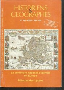 Historiens & geographes 366- Le sentiment national d'identité en Europe. V003 - Imagen 1 de 1