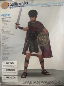 California Costume spartan Warrior Kids Large 10-12 - Picture 1 of 2