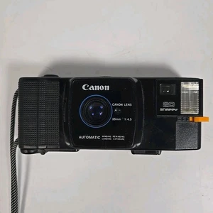 Vintage 1982 Canon Snappy 20 35mm Film Camera RARE Made in Japan Untested Might Work - Bild 1 von 1
