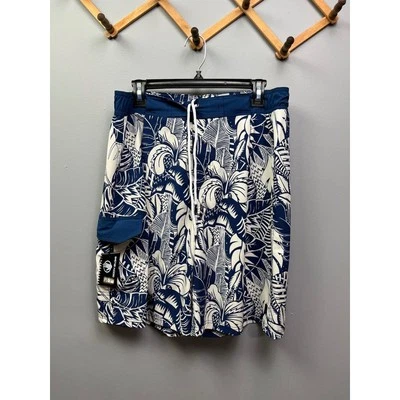 Body Glove Hombre Bañador 1x Azul Hawaiano Construido Abrebotellas Tropical Foto 1 de 4