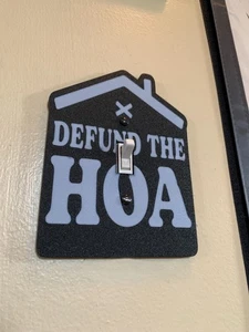 Defund the HOA Wandplattenabdeckung - robuste matte Oberfläche, passt Standardplatten, EA - Bild 1 von 5