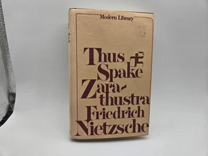 Modern Library Thus Spake Zarathurstra Friedrich Nietzsche HC VTG Book - Imagen 1 de 7