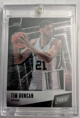 2019 Panini Father's Day - Tim Duncan 3 Color Patch #ed 18/25 - Image 1 of 3