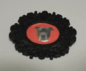 Your picture on a brooch! altered art custom dog cat - Picture 1 of 12