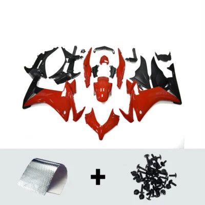 Kit de carenado rojo negro para carrocería de inyección ABS Honda CBR500R 2013 2014 2015 Foto 1 de 4