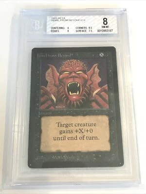 HOWL FROM BEYOND - 1993 MTG BETA - Graded BGS 8 NM-MT - Image 1 of 4