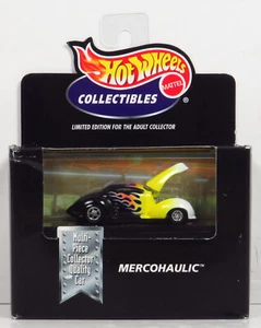 Hot Wheels 100% Cool Collectibles Black Box Mercohaulic Black Real Riders 1:64 - Picture 1 of 8