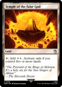 MTG Temple of the False God 320 Foil Land Doctor Who - Picture 1 of 1