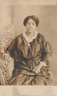 RPPC Holmes Studio Portrait Young  Lady African-American Pocket Watch on Chain
