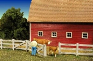 Monroe Models N Scale Trains 9310 Barn Yard Fence Model Railroad Scenery - Picture 1 of 1