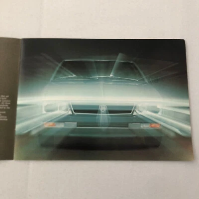 Catálogo folleto de venta de autos cupé Lancia Gamma TEXTO ALEMÁN Foto 1 de 4