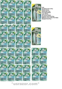 202 GILLETTE Vector BLADES 2 Razors Cartridges Fits Atra Plus Shaver Refills USA - Picture 1 of 4