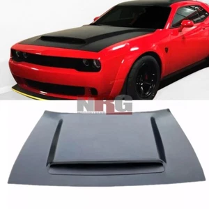 For 2008-2023 Dodge Challenger demon style ALUMINUM hood with vented bezel - Picture 1 of 10